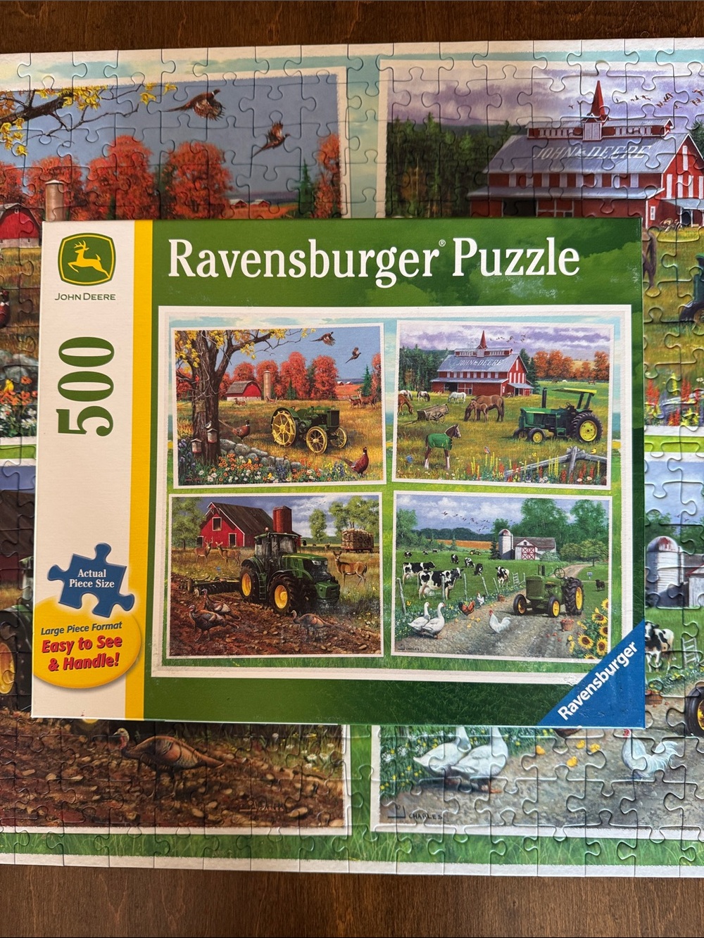 Ravensburger John Deere 500 piece large puzzle - Picture 2 of 6
